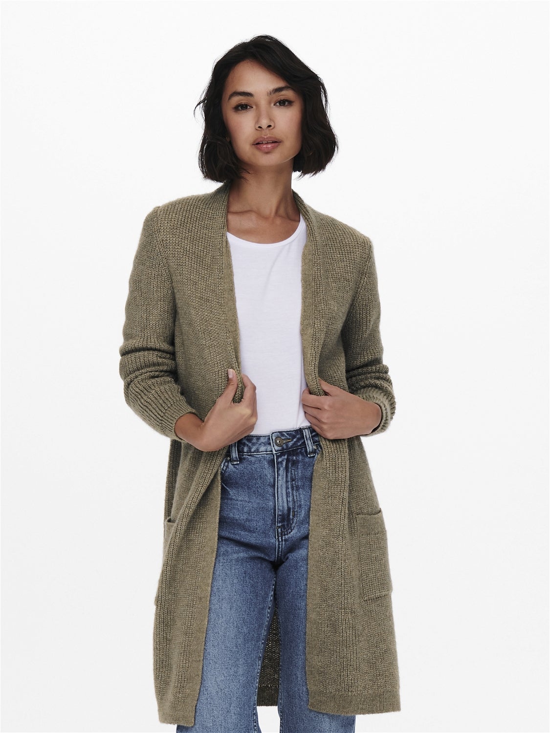 ONLJADE Strickjacke Caribou