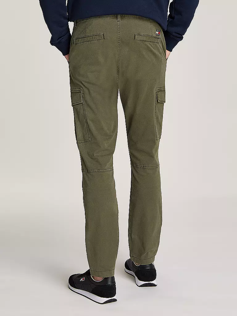 TOMMY JEANS Cargohose  olive
