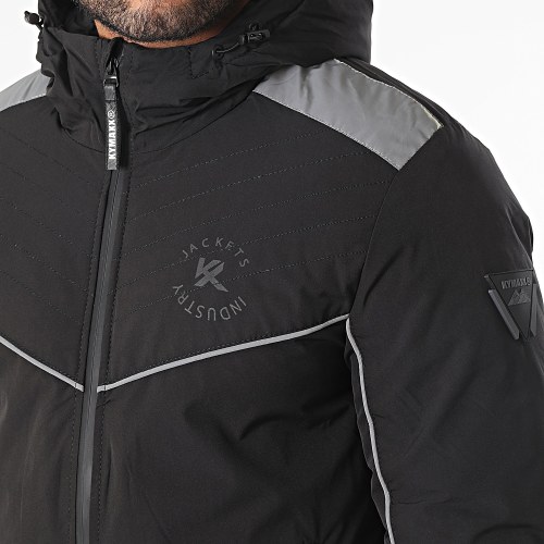 Doudoune Capuche Noir