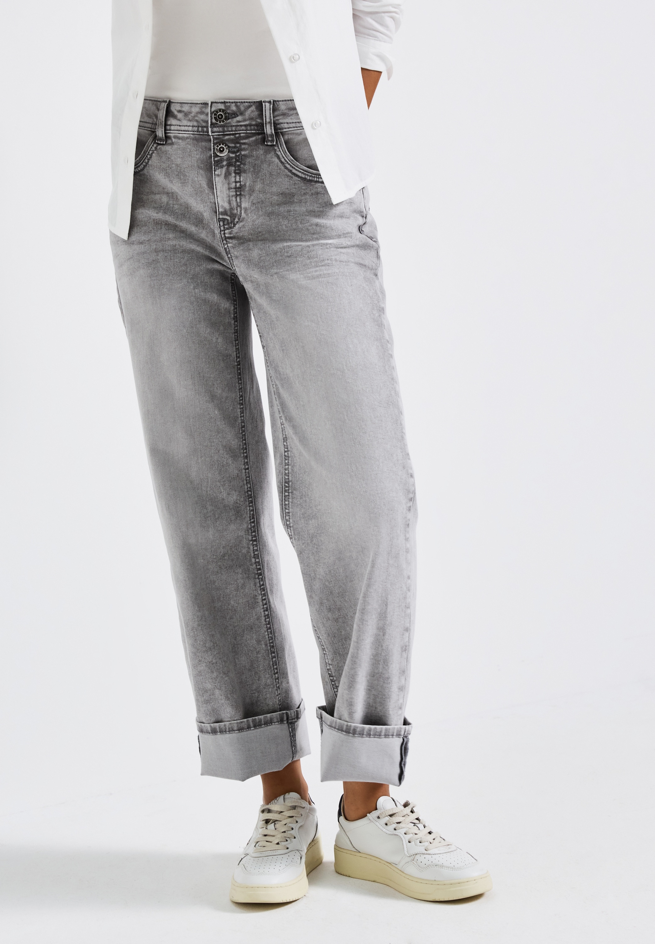 STREET ONE Straight-Jeans im Five-Pocket Style