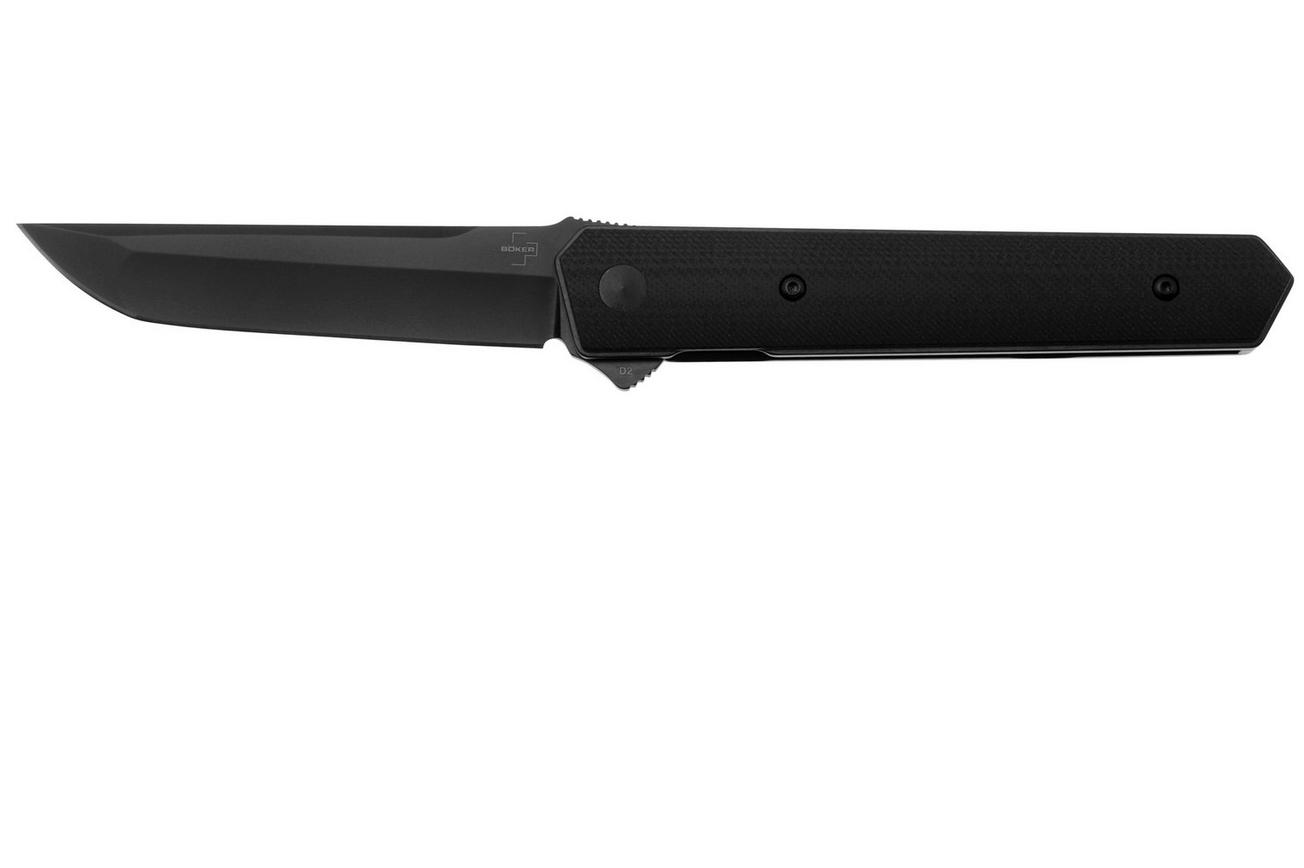 Böker Kwaiken American Tanto 01BO512 Black G10, zakmes