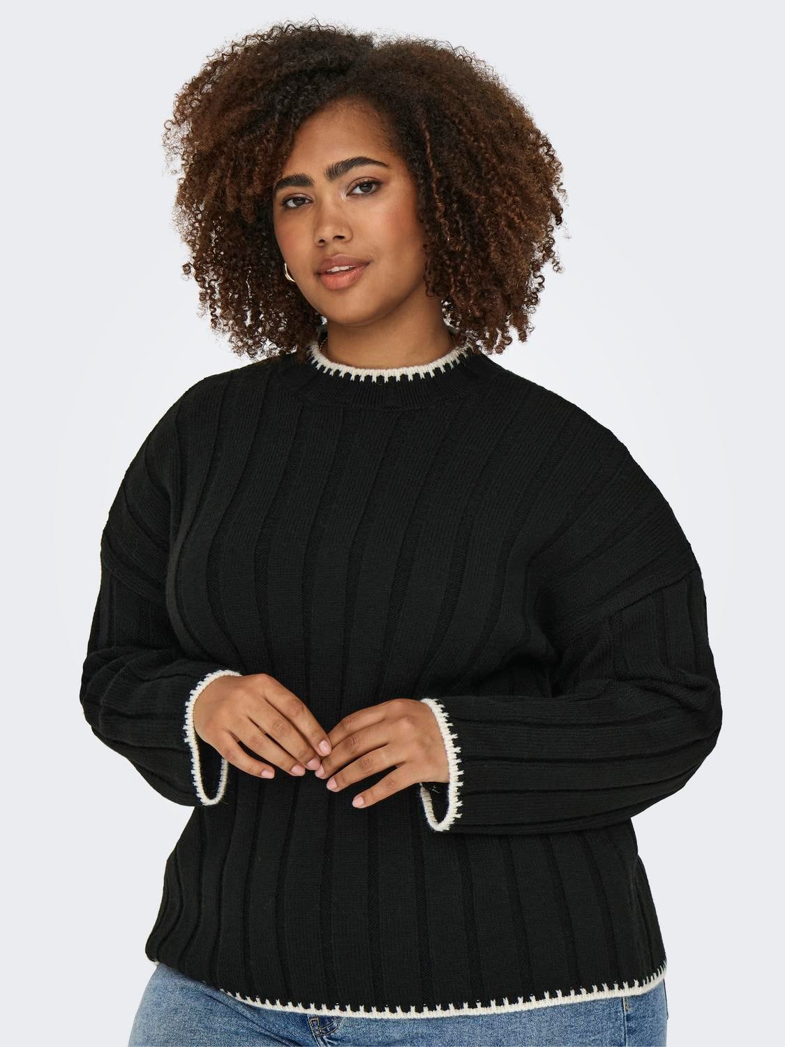CARCHICK Strickpullover Black