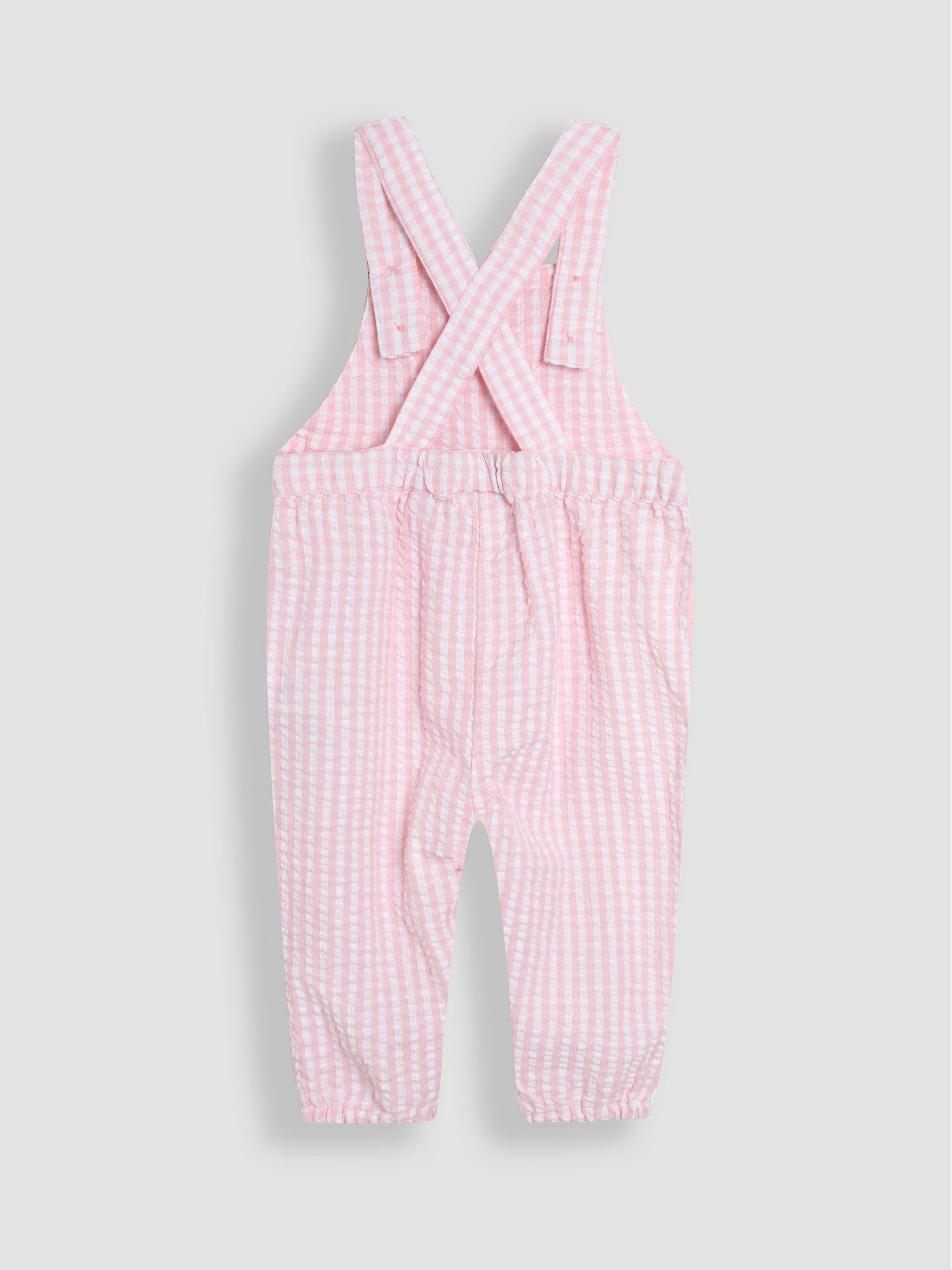 JoJo Maman Bébé Embroidered Dungarees & Body Set 2 Piece