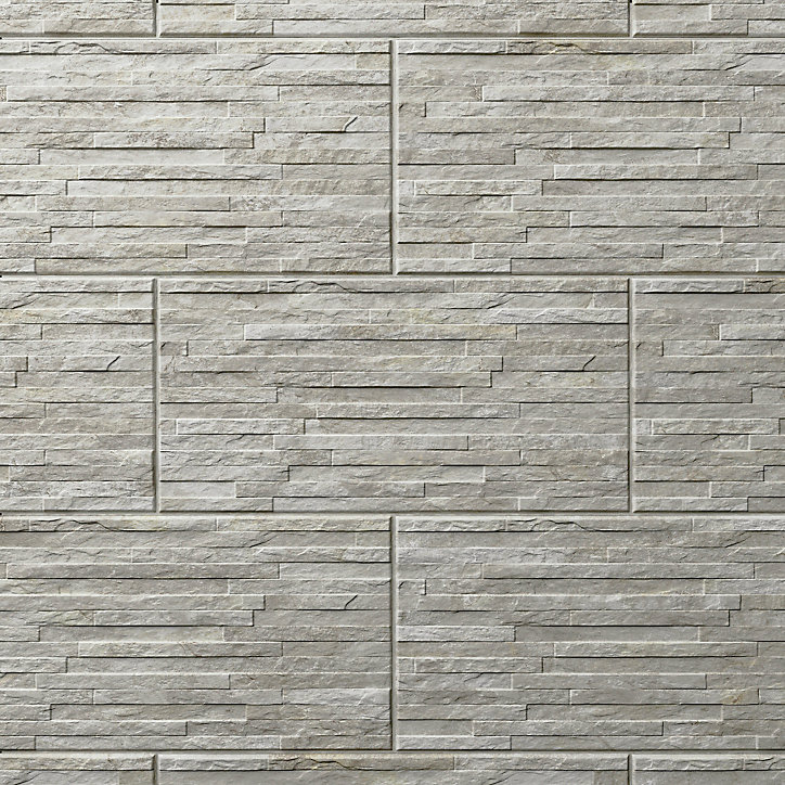 Carrelage mural gris 30,8x61,5cm Shaded slate