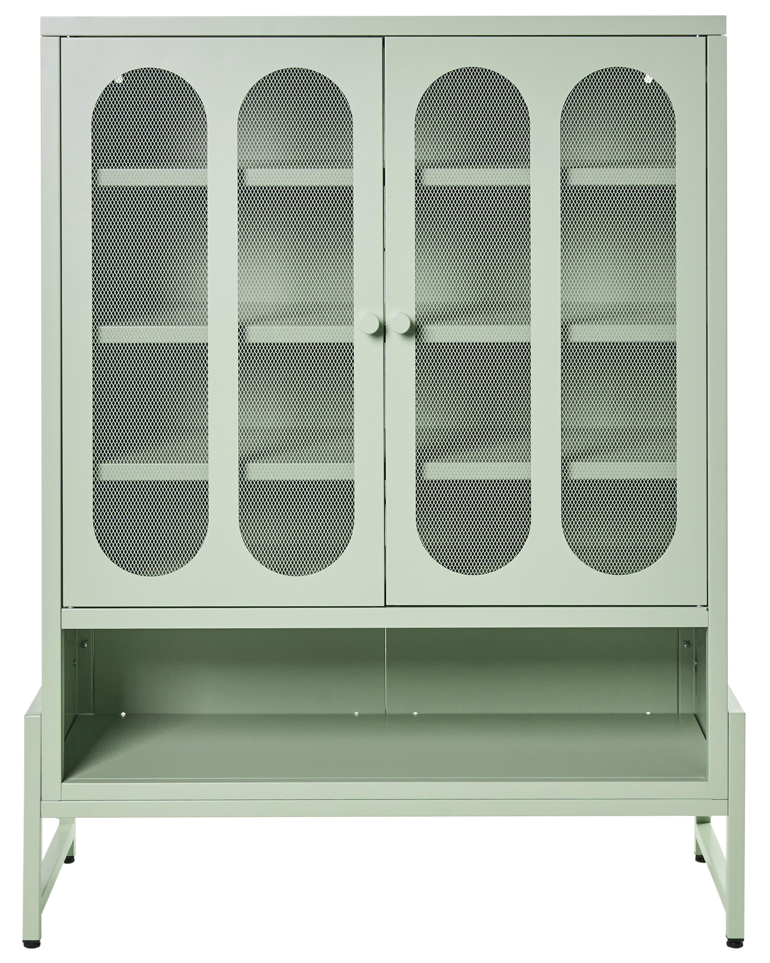 Dressoir met 2 deuren SOLETTA Metaal Mintgroen