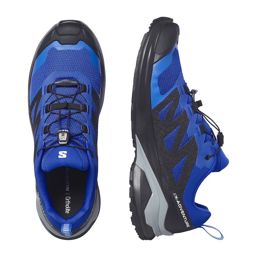Salomon X-ADVENTURE - Chaussures trail Homme lapis blue/black/quarry