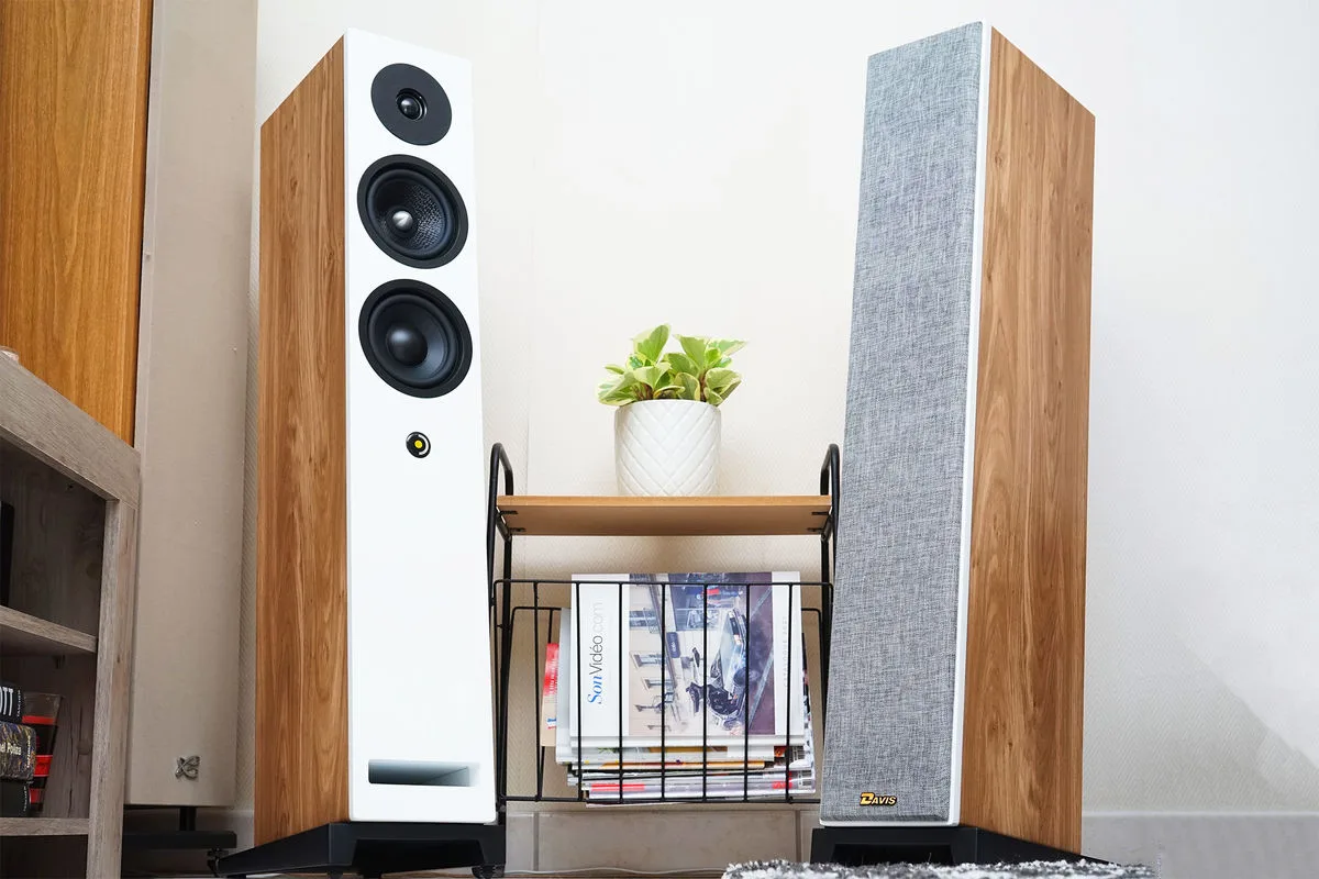 Davis Acoustics Krypton 6 Blanc (la paire) Enceintes colonne