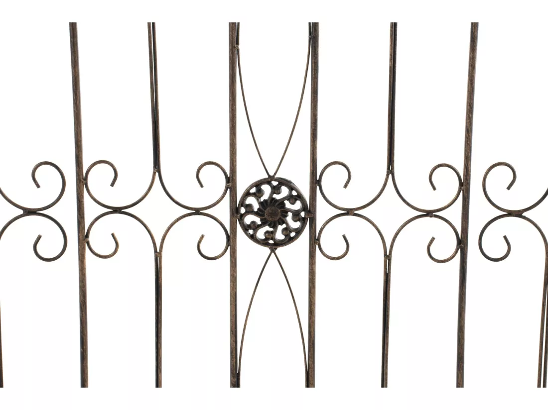 Clôture de jardin - Métal - Bronze - Mangold