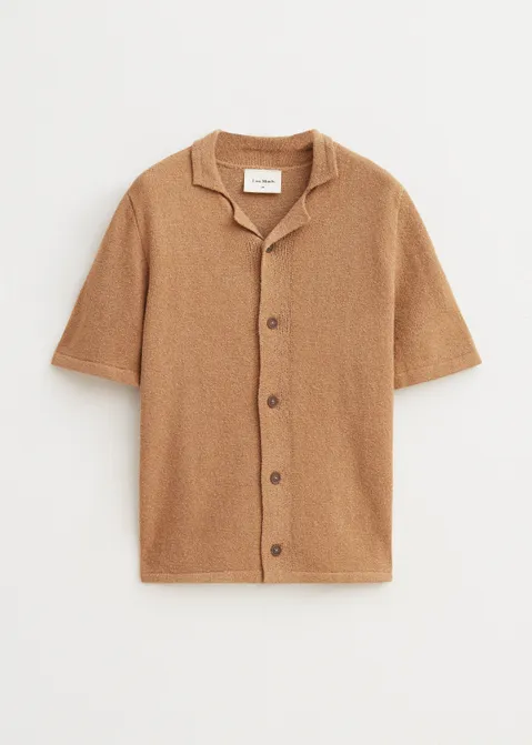 Bouclé vest bruin (BRN)