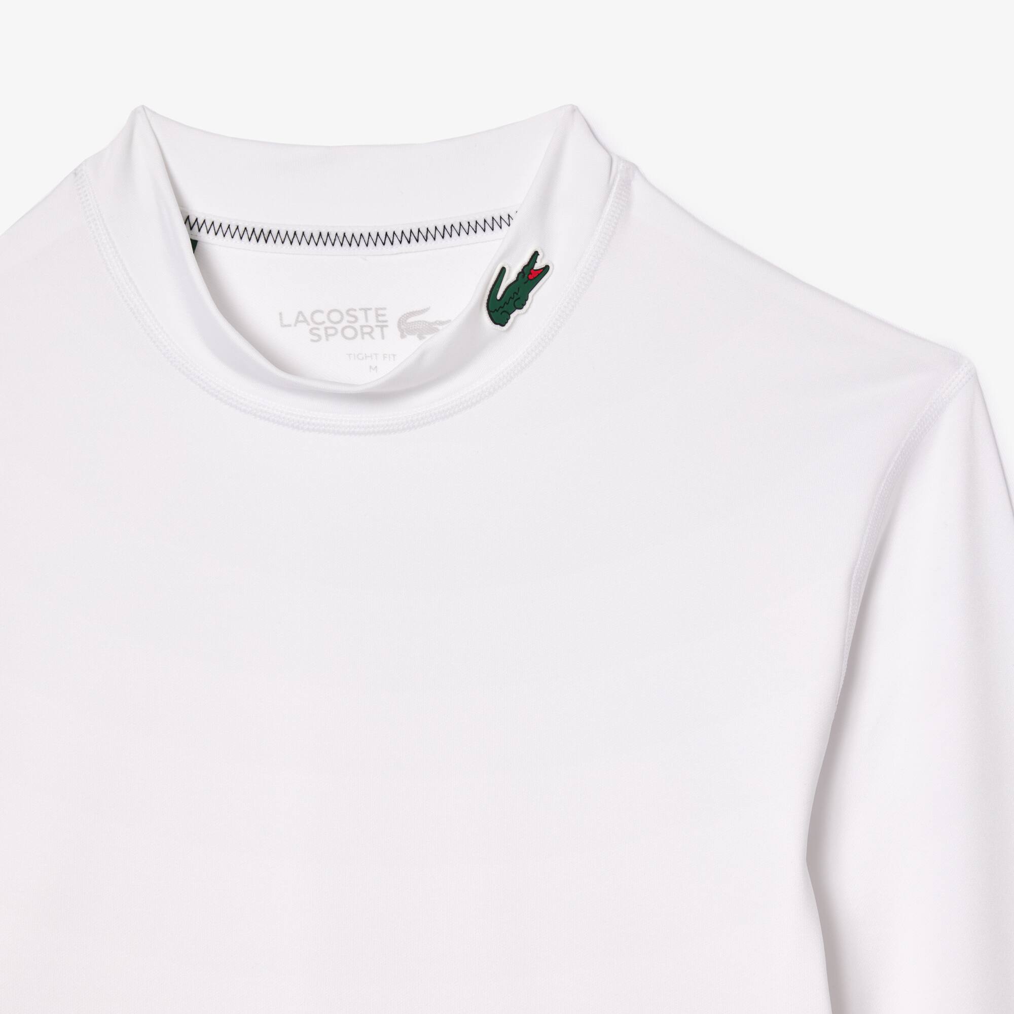 Langärmeliges Sport T-Shirt aus recycelten Fasern T-Shirts - Weiss - Lacoste - Herren