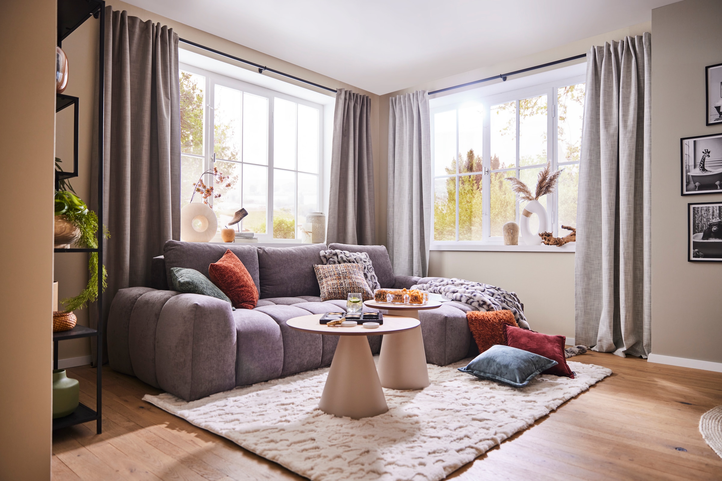 LeGer Home by Lena Gercke Verdunkelungsvorhang »Marusha« Multifunktionsband 1 Stk. tlg. Verdunkelnder Vorhang, blickdicht, Leinenoptik, verschiede Grössen,
