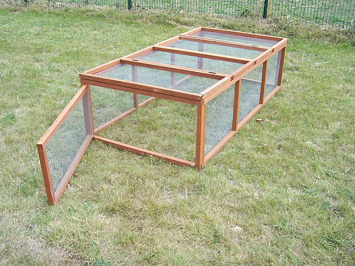 Enclos grillagé pour lapins et rongeurs - 1,62m²