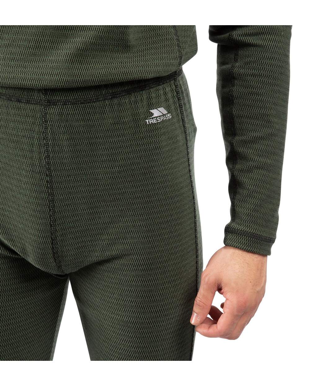 Trespass - Bas thermique KIRK - Homme (Kaki / Noir) - UTTP5857