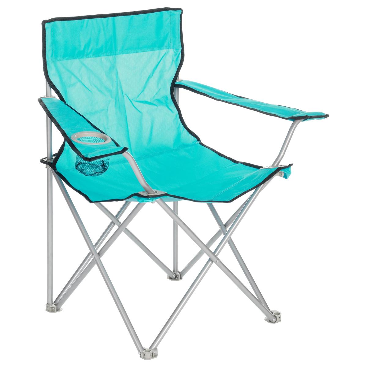 CHAISE DE CAMPING CLIVIA ORANGE JAUNE OU BLEU