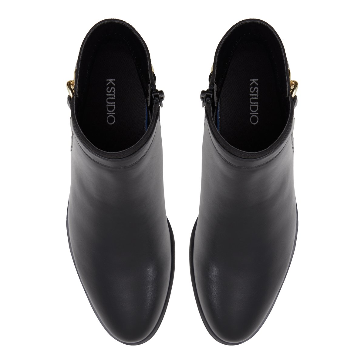 K STUDIO-Gilrey-Bottines Habillées - Talon bloc - Noir