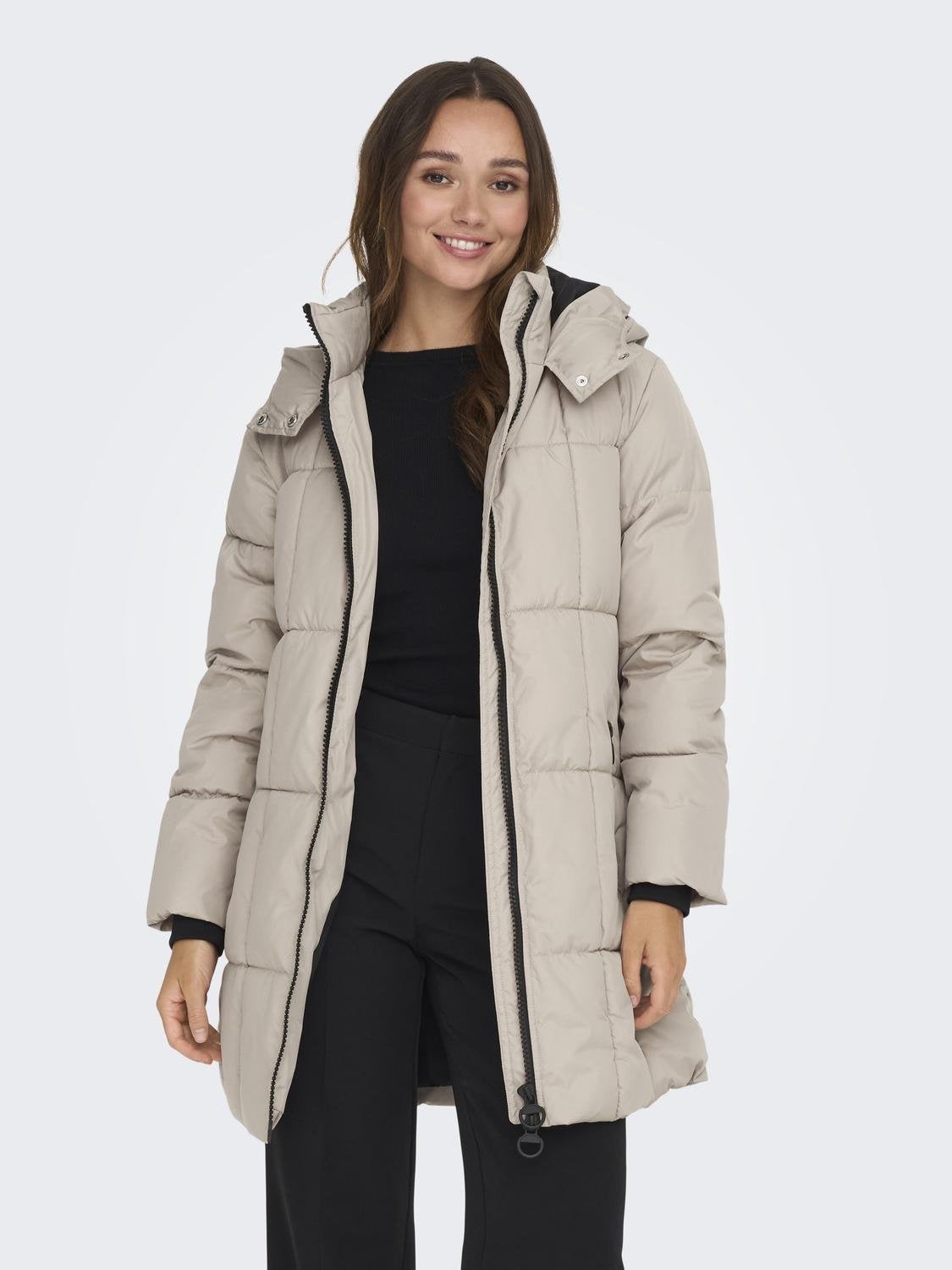 JDYDAISY Steppmantel Simply Taupe