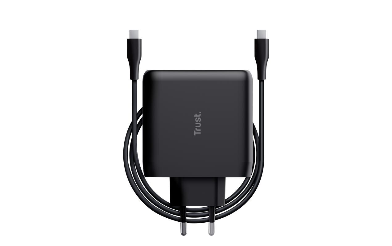 USB-Wandladegerät Maxo PD 100 W SchwarzLeistungsstarkes USB-C-Ladegerät USB-C-Kabel
