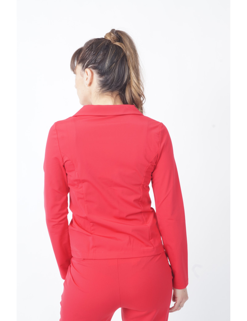 HBT VESTE SHIRLEY ESSENTIELS ROUGE HERO