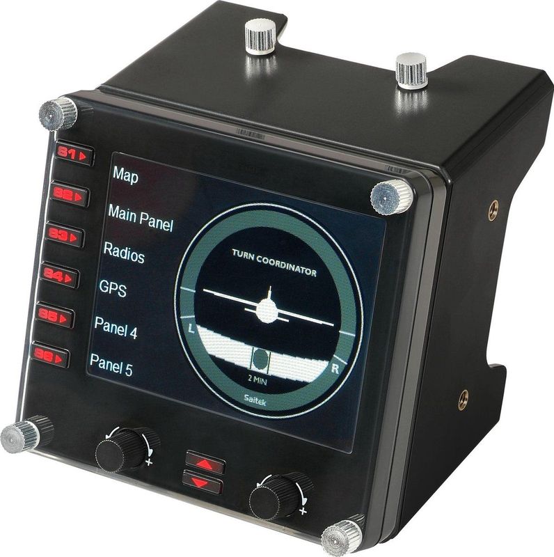 Logitech G Saitek Pro - Flight Instrument Panel - PC - Zwart