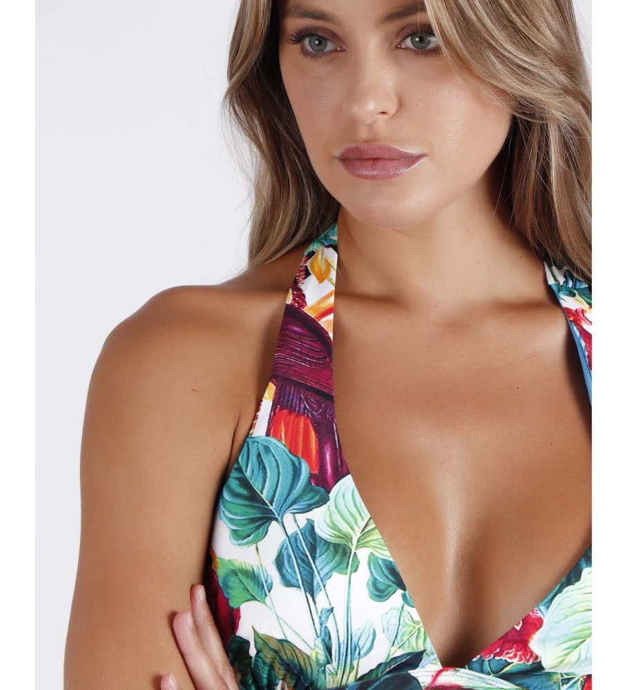 Biquíni tropical multicolorido Admas