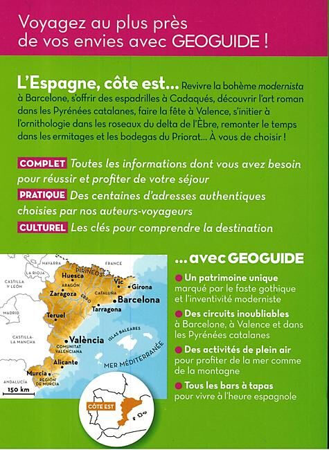 GALLIMARD - GEOGUIDE ESPAGNE COTE EST