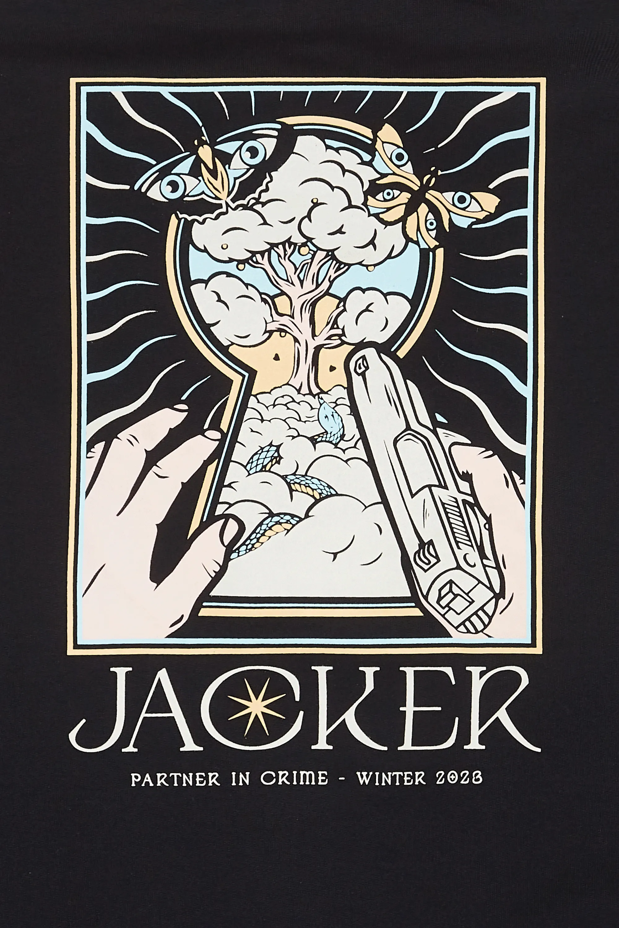 JACKER Hoodie Paradise Noir