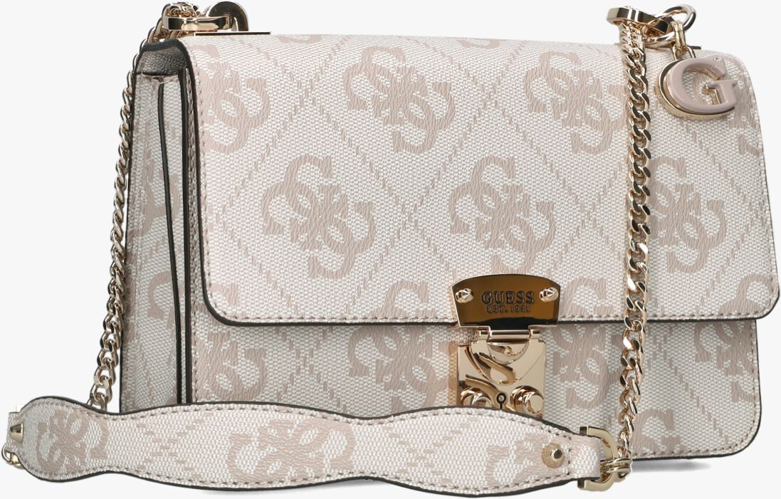 GUESS witte guess schoudertas eliette logo convertible xbody flap