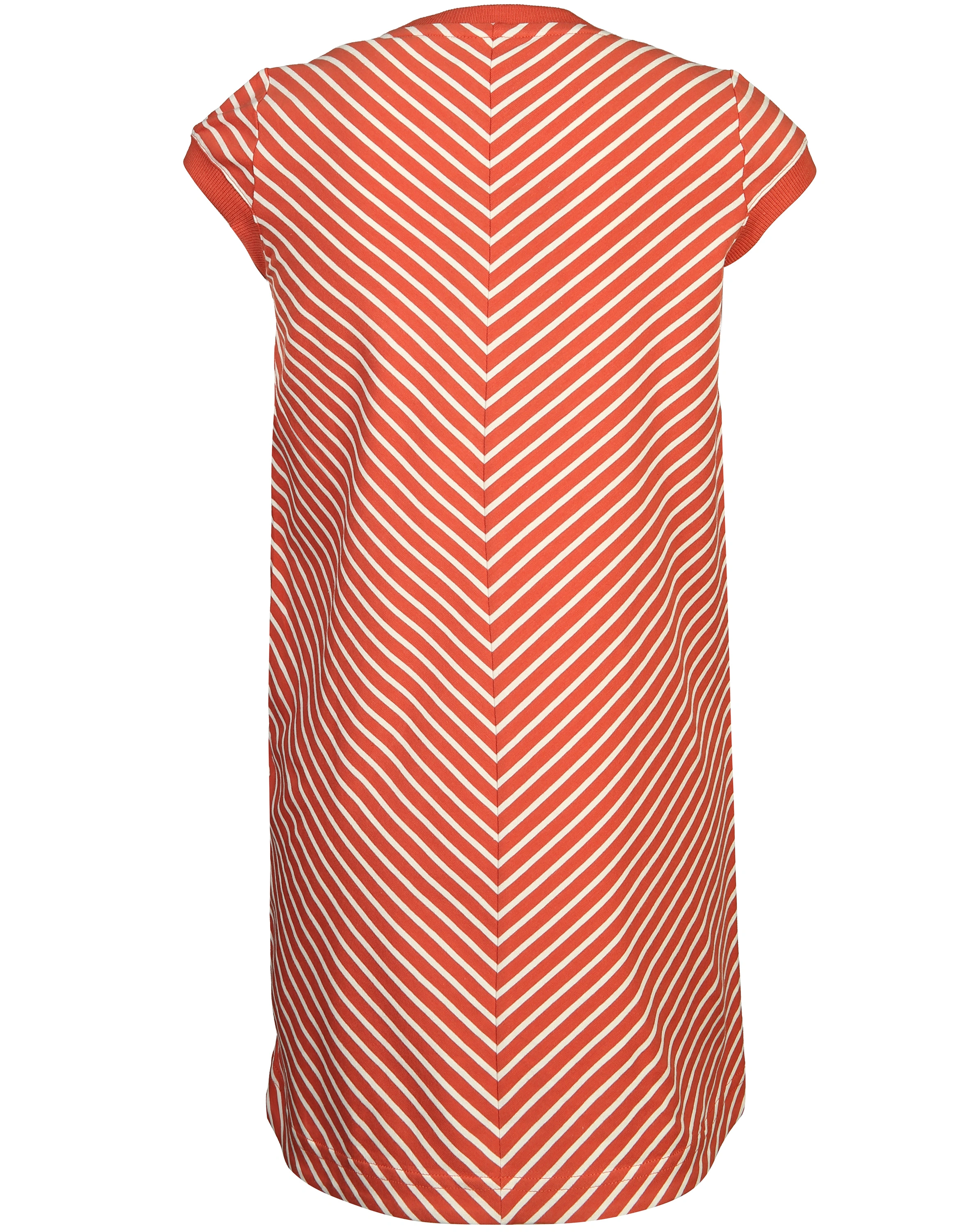 Kurzarm-Kleid KEIDAS gestreift in fox