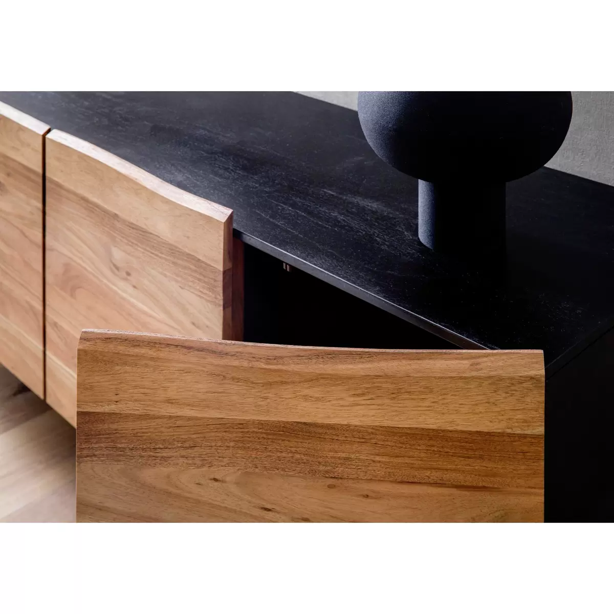 Sideboard Aveiro braun,schwarz