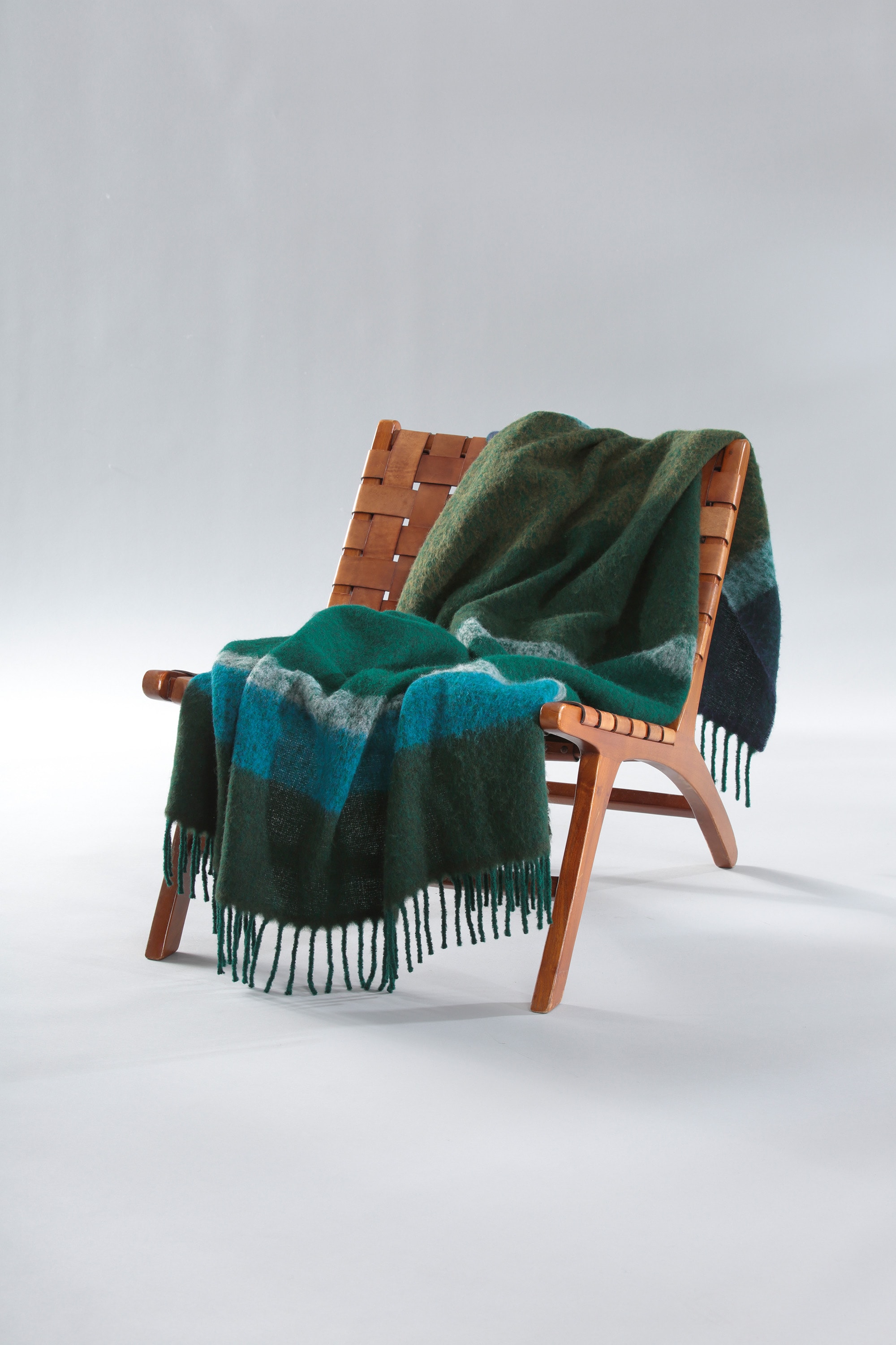 Biederlack Plaid »Flausch Look mit hochwertigen Fransen« Flausch-Optik