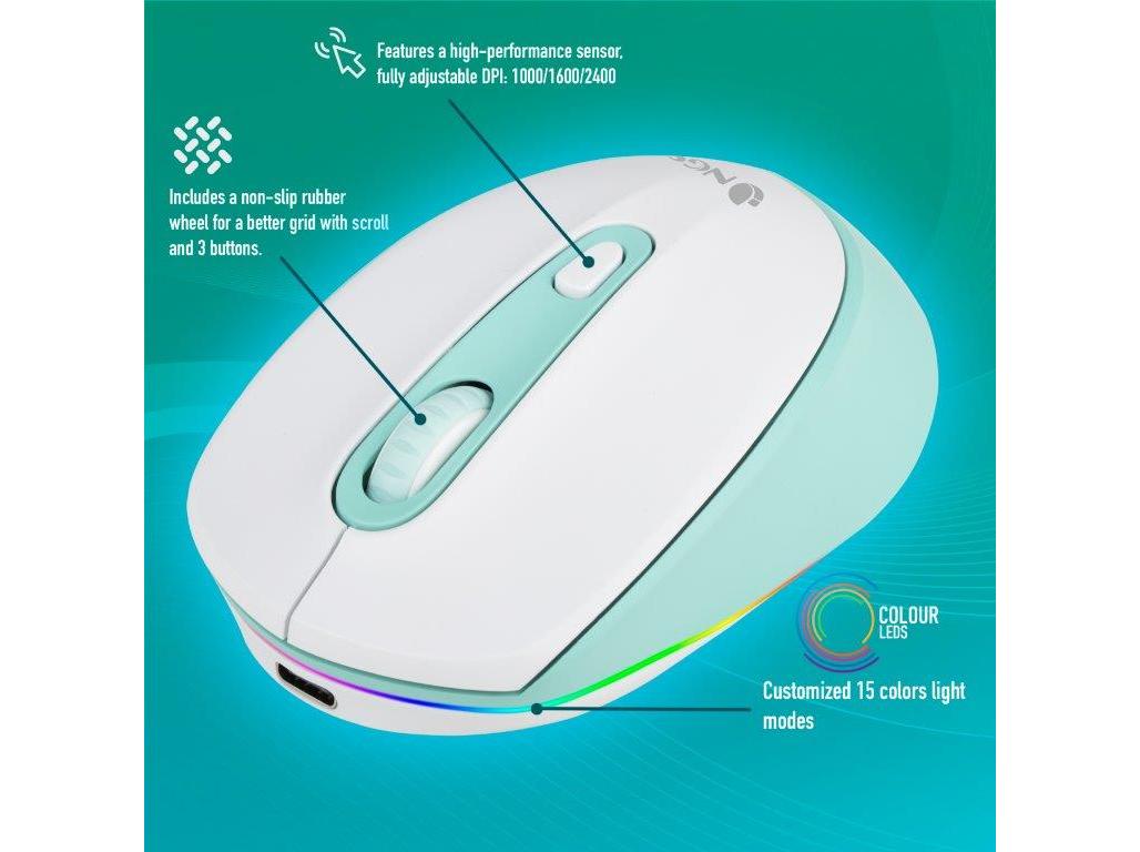 RATO S/FIOS NGS SMOGMINT-RB RECARREGÁVEL