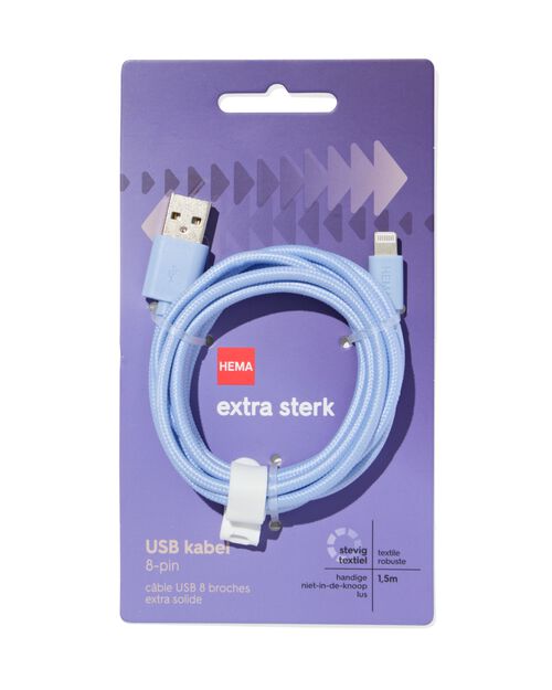 câble chargeur USB vers 8 broches 1,5m