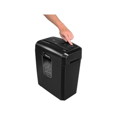 Fellowes Powershred 8C - destructeur de documents coupe croisée - 8 feuilles - Corbeille 11 litres