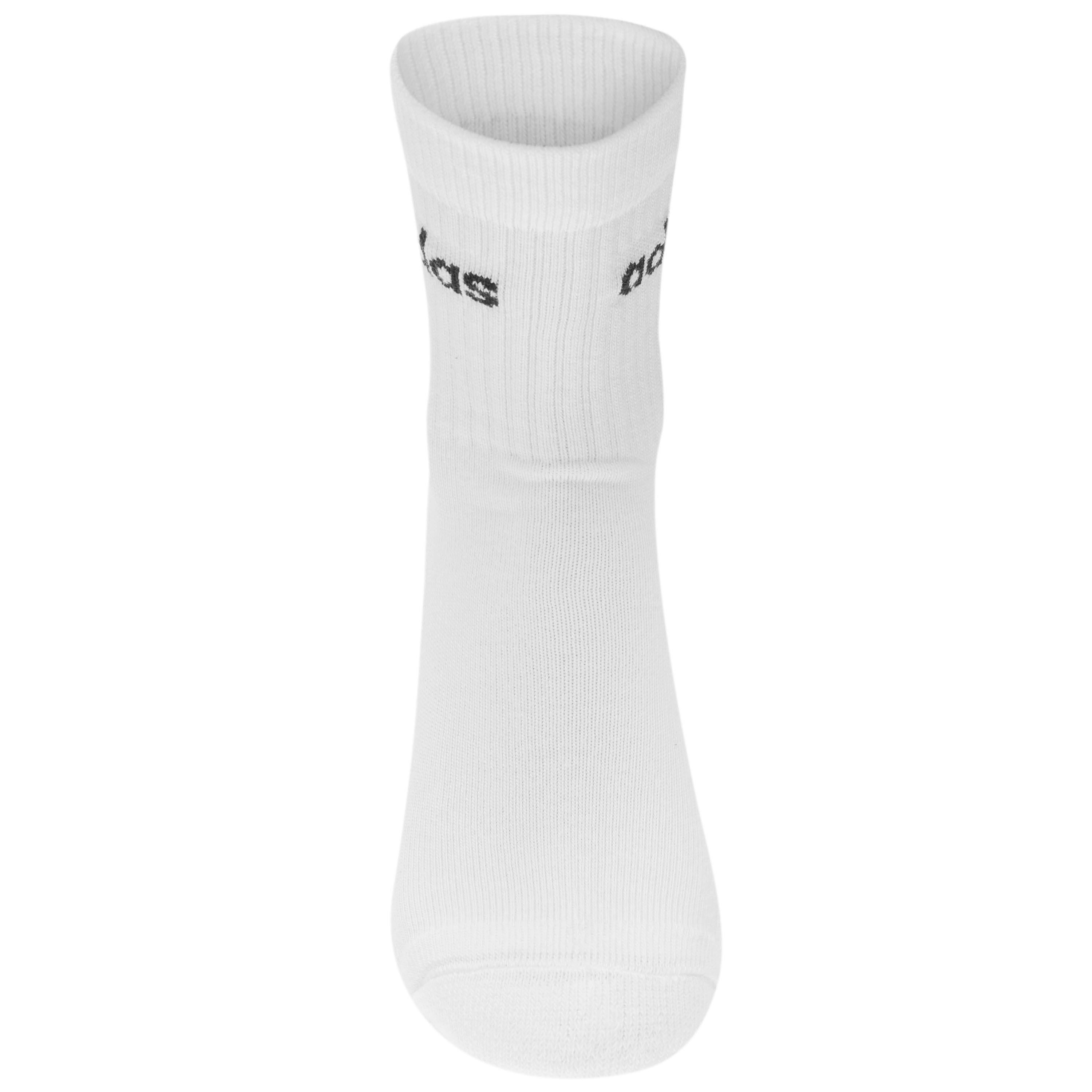 adidas Half-Cushioned Crew 3 Pack Socks