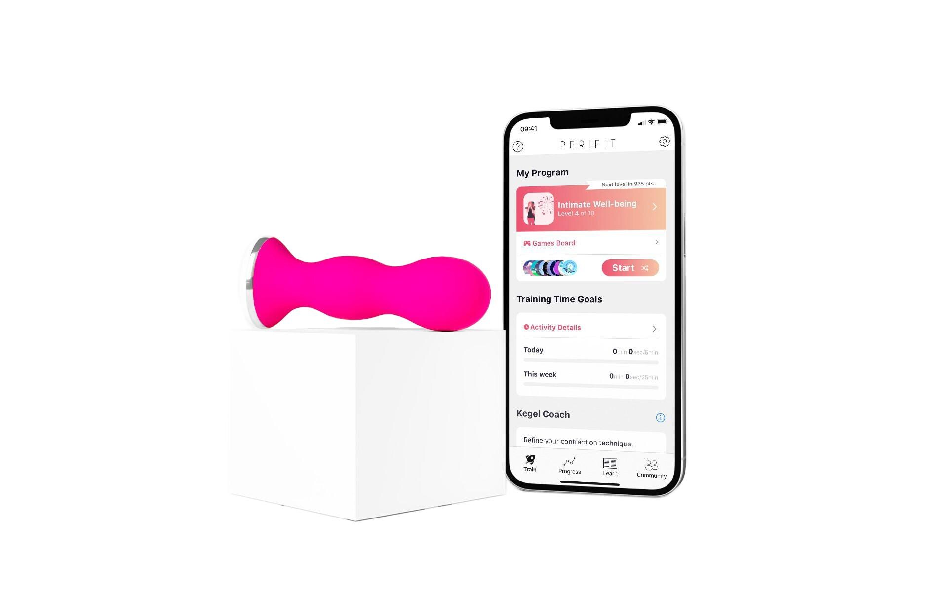 Beckenbodentrainer, Rosa<br>Kegel-Trainer für einen stärkeren Beckenboden