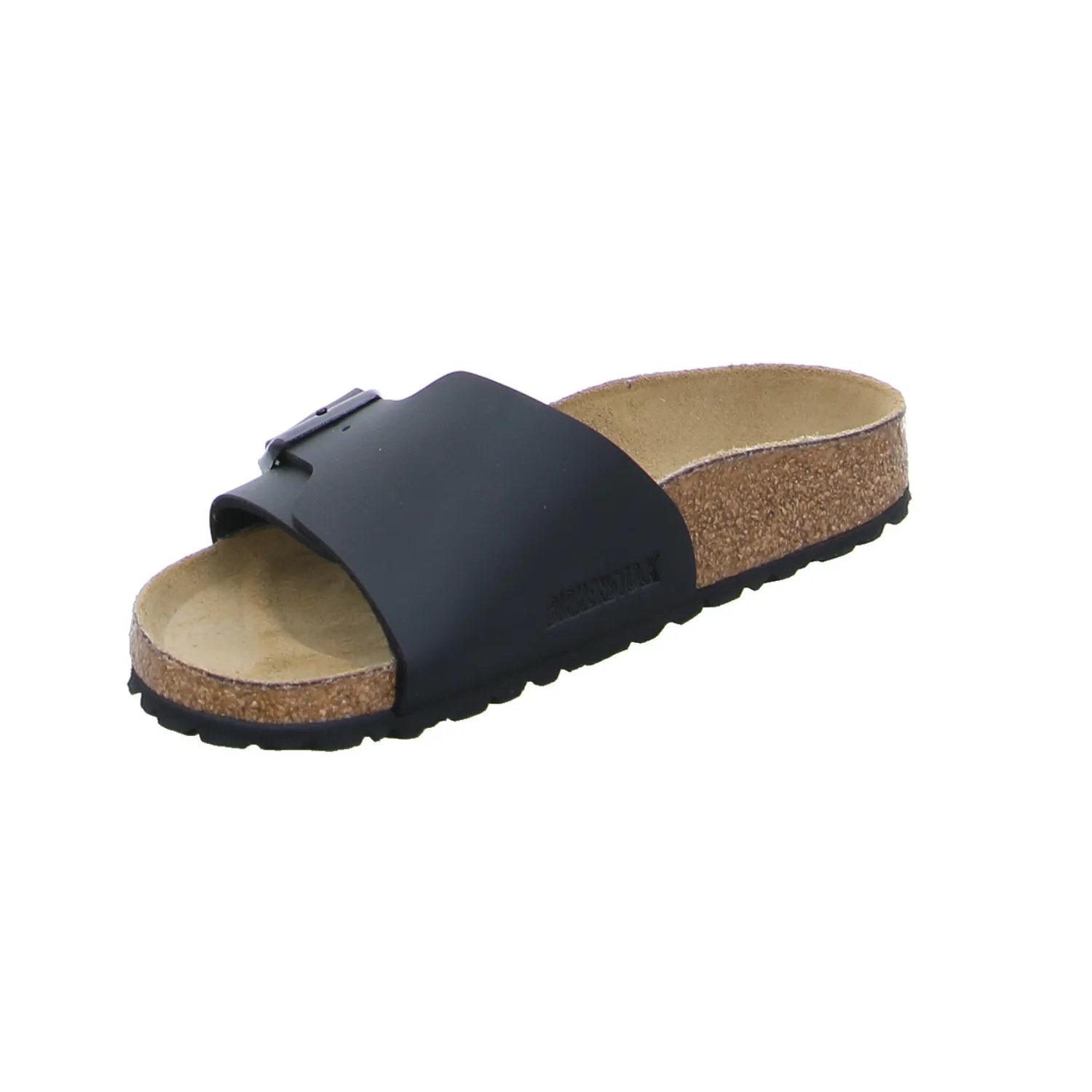 BIRKENSTOCK Bio-Fussbett Schwarz Lederimitat