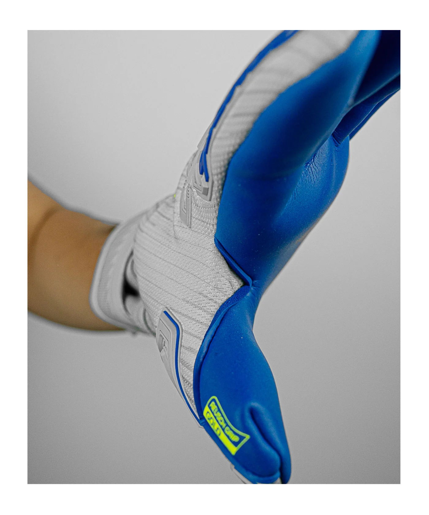 Reusch Attrakt Freegel Gold Torwarthandschuhe Grau Gelb Blau F6006