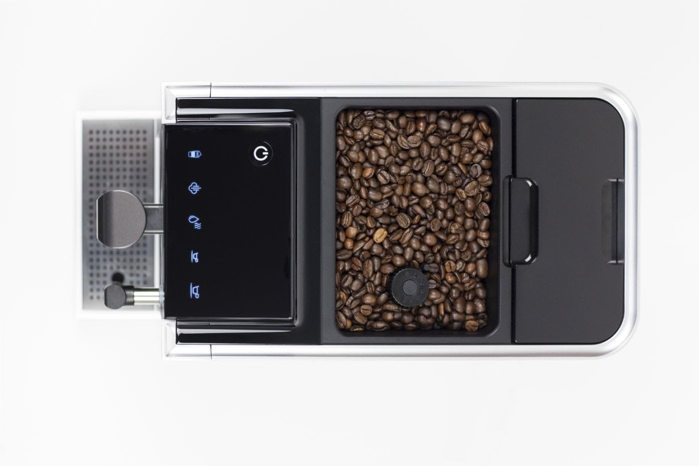 CASO Café Crema One - Machine à café automatique design, système de chauffage innovant, broyeur conique extra-silencieux en acier inoxydable, pour esp