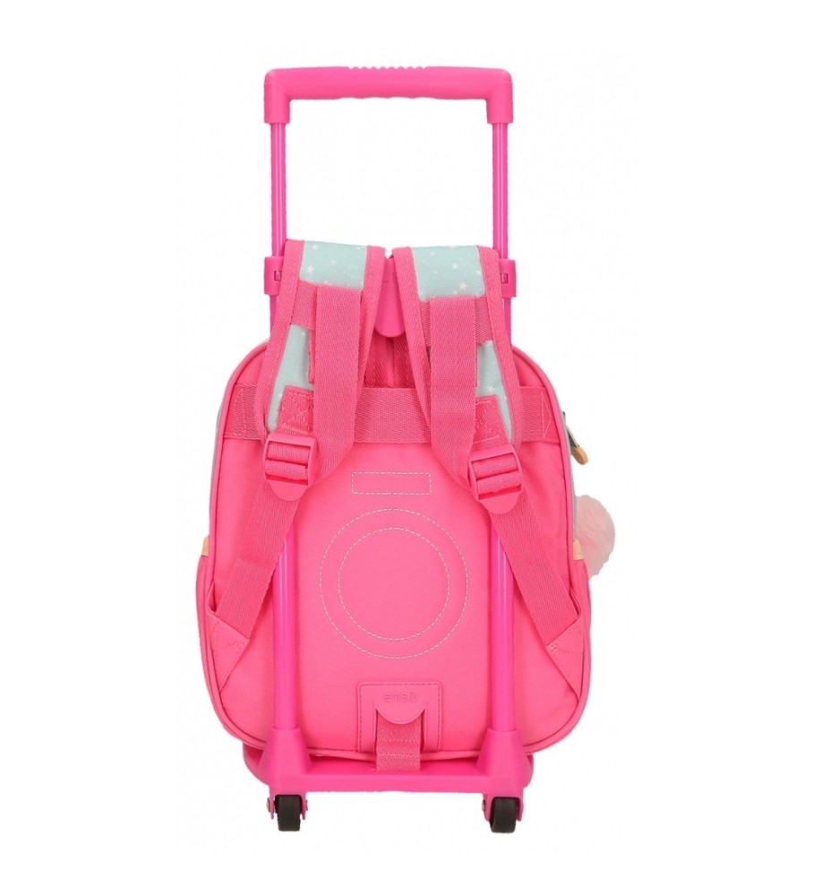 Mochila pré-escolar Enso Ballons com carrinho, 25 cm