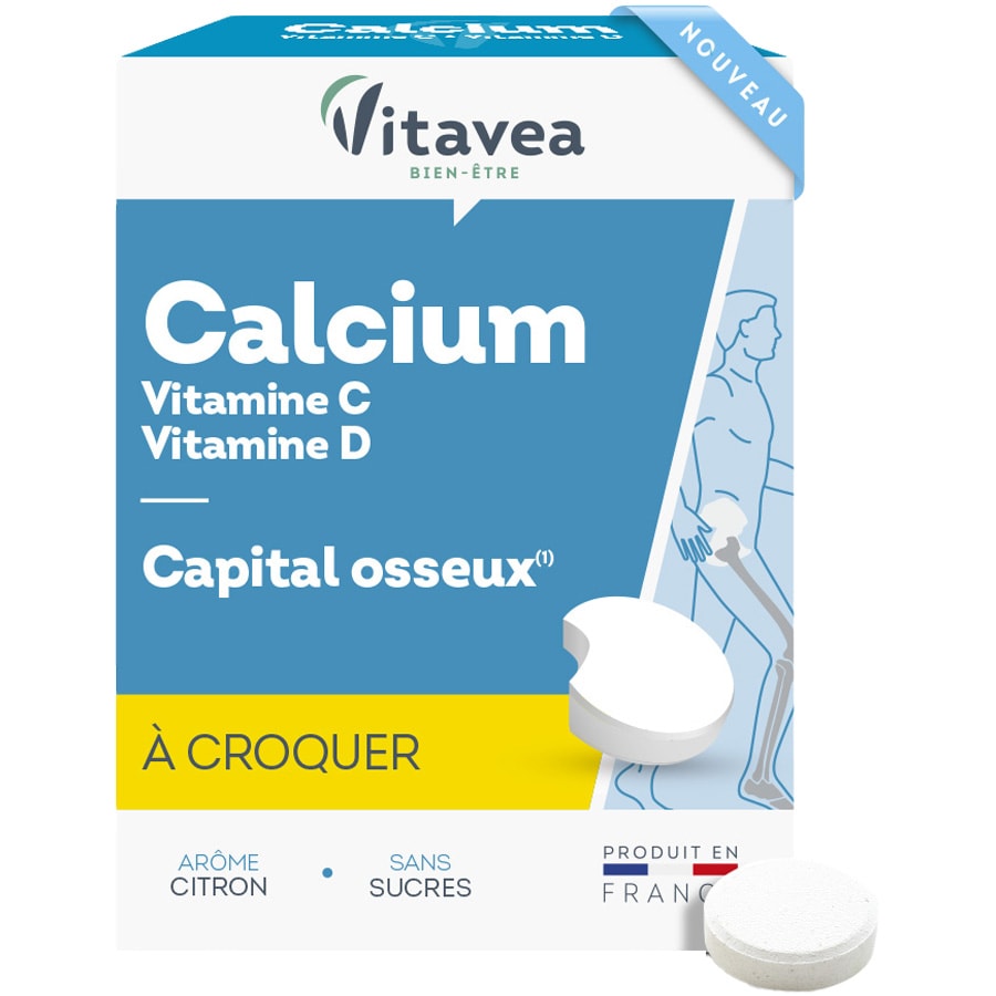Cure capital osseux - Calcium & vitamines - 3 x 24 jours