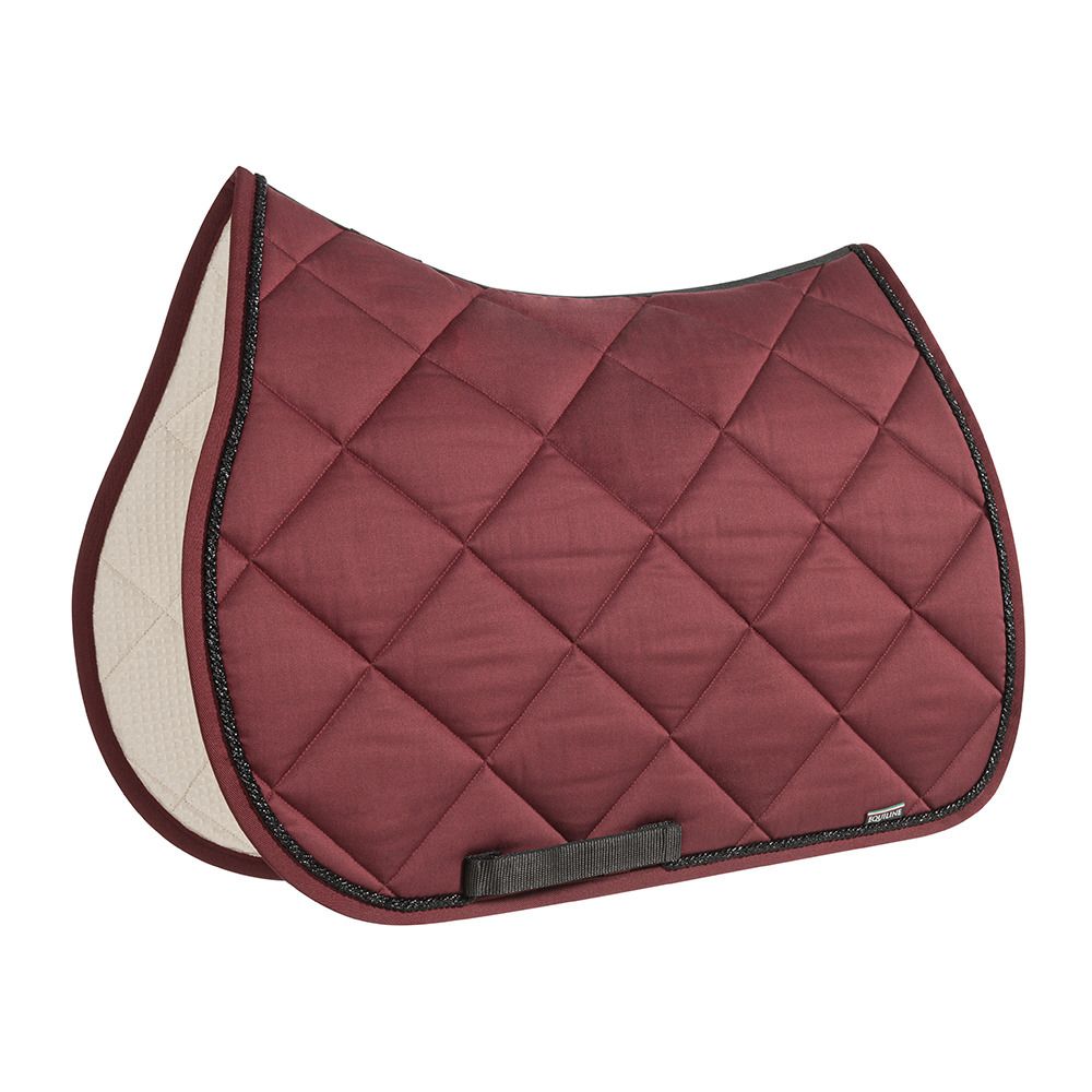 Equiline ROMBO NIDO D'APE - Tapis jumping burgundy