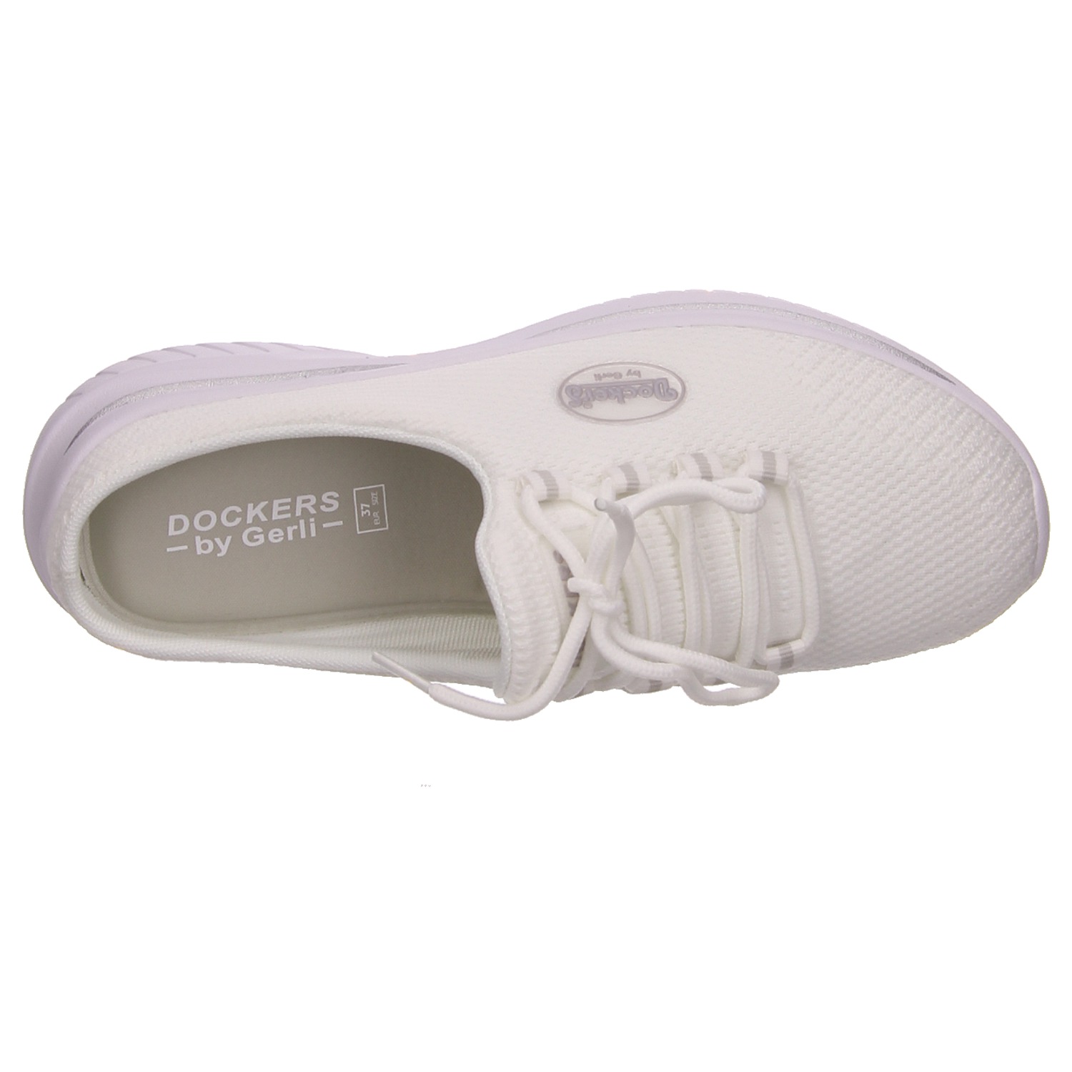 Dockers Pantoletten weiß weiss/weiss kombi