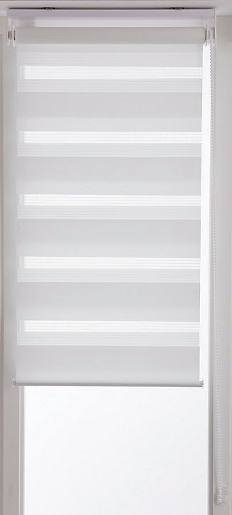 Store enrouleur jour/nuit 40x140cm blanc