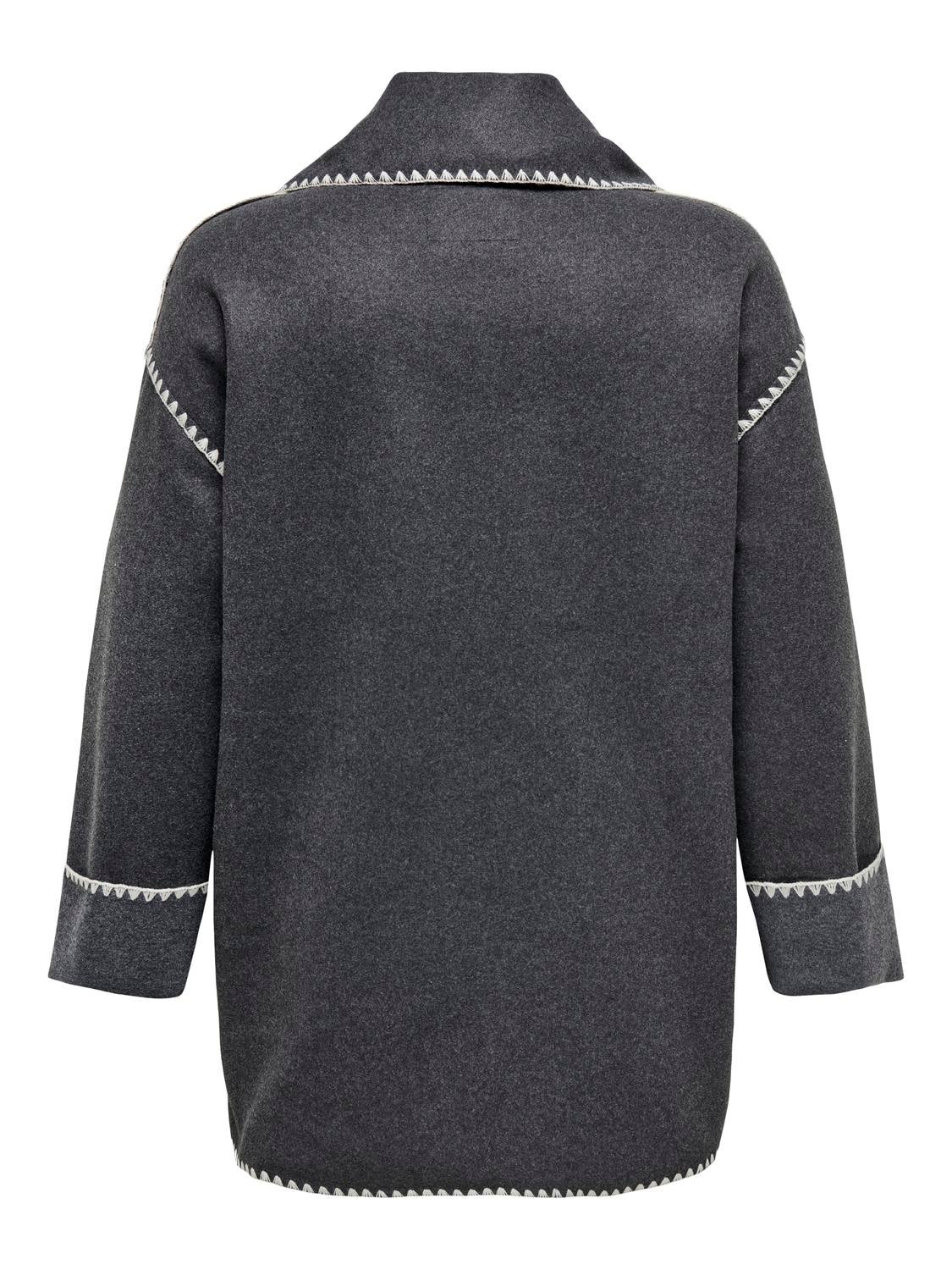 CARELBA Mantel Dark Grey Melange