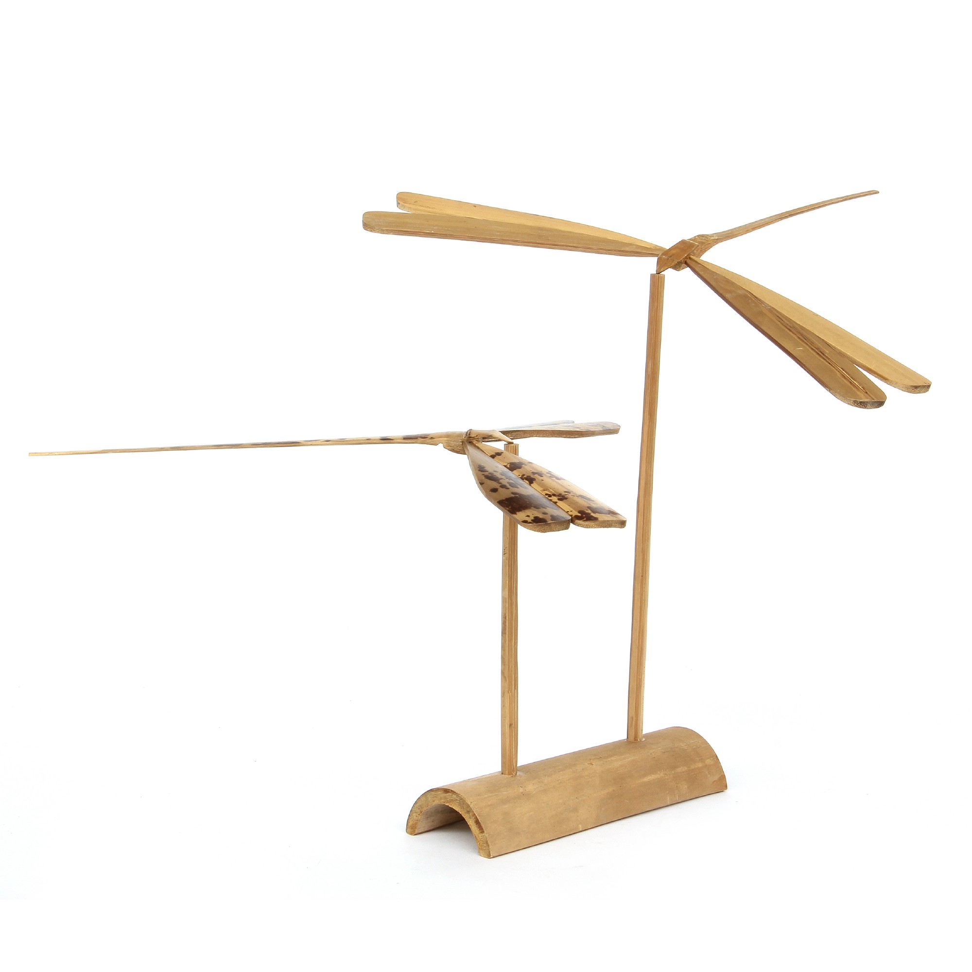 2er Halter für Bambuslibellen, natur, T 18,5 cm, B 6,8 cm, H 28 cm günstig bestellen