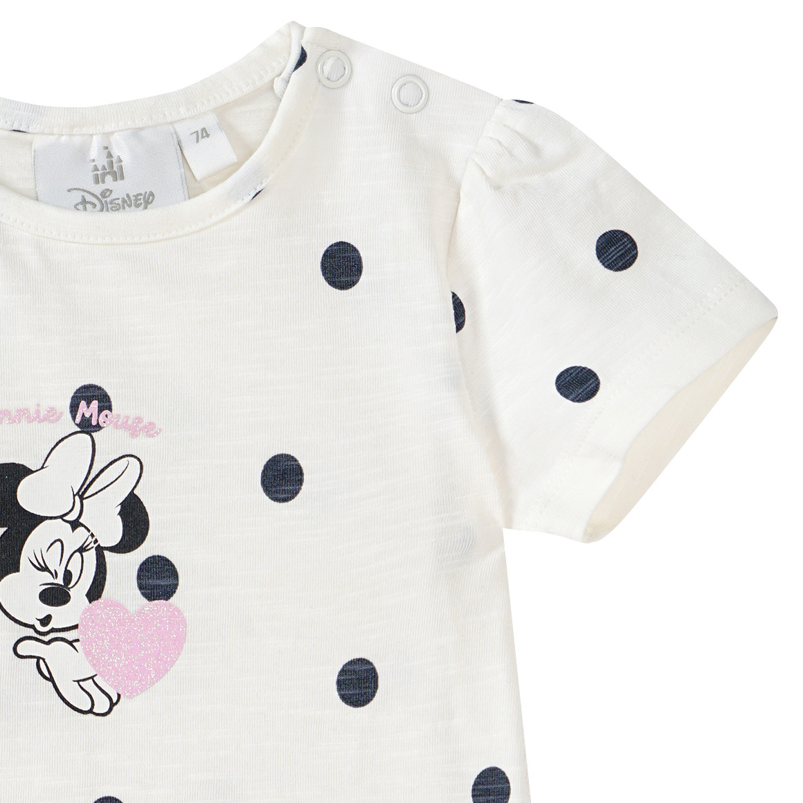 Topomini Minnie Maus T-Shirt mit Print weiss
