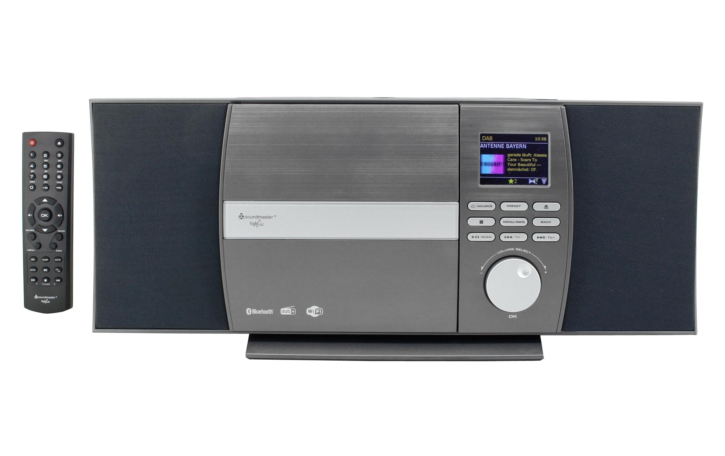 Soundmaster CD-Radiorecorder »ICD1010« (Bluetooth | WLAN Digitalradio (DAB+) | FM-Tuner | Internetradio )
