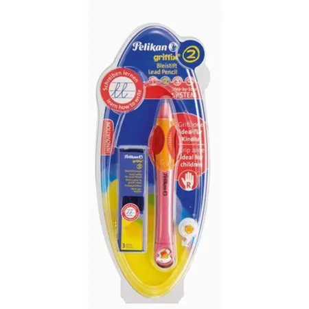 Pelikan griffix® 2 Bleistift B1PR, rechts, pink