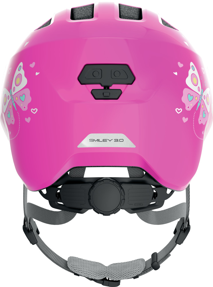 Abus Smiley 3.0 Cykelhjelm til Børn Pink Butterfly