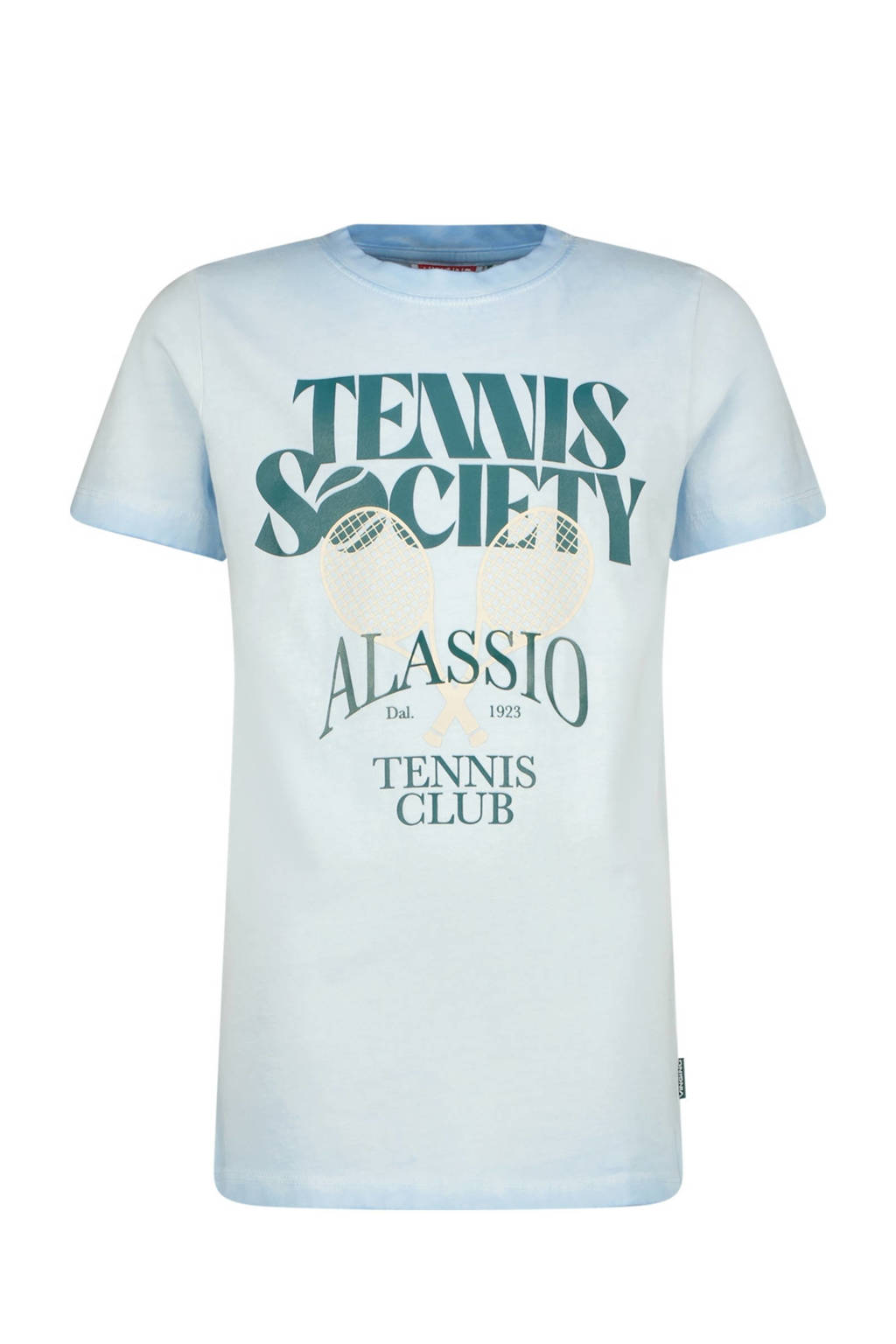 Vingino T-shirt met tekst lichtblauw